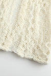 SWAYING/KNIT wool hollow pullover SW23AW1T46 white